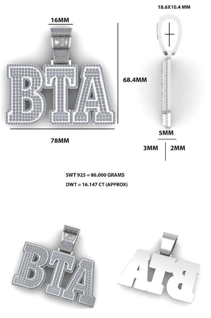 BTA Pendant CAD